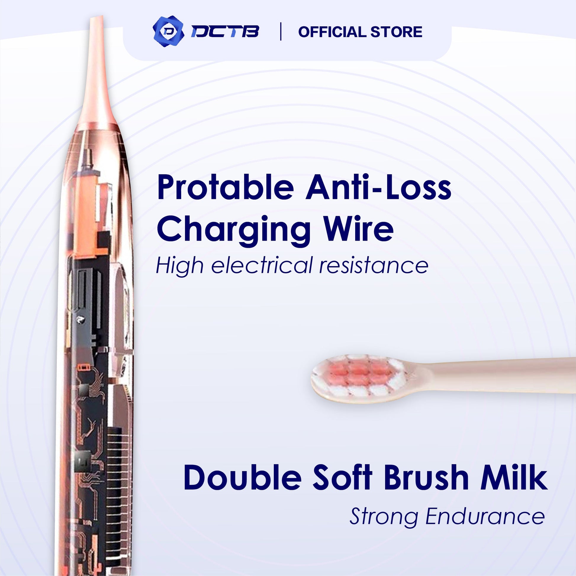 Esman Electric Sonic Cleaning Toothbrush - DCTB