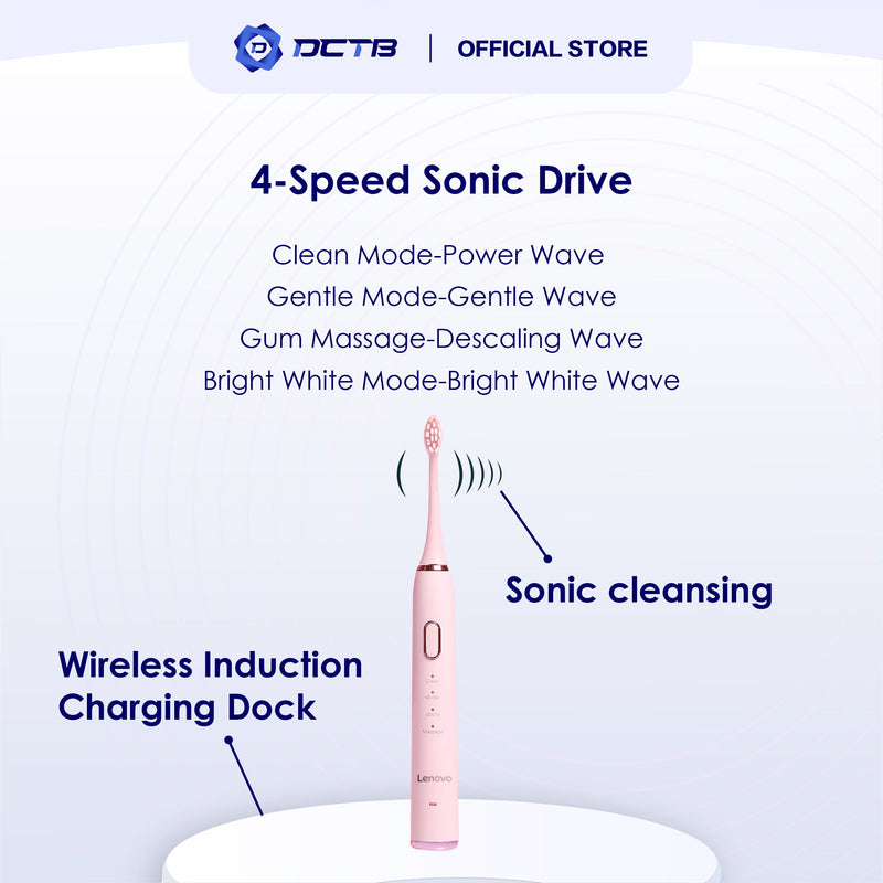 Lenovo Electric Sonic Cleaning Toothbrush - DCTB