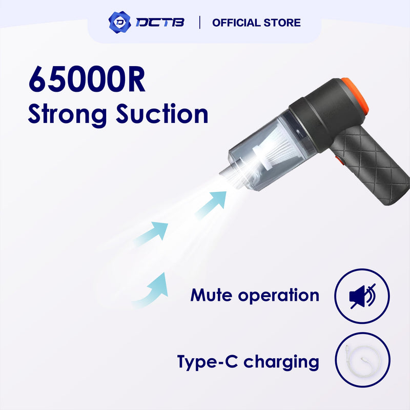 Wireless Cordless Multipurpose 3 In 1 Mini Vacuum - DCTB