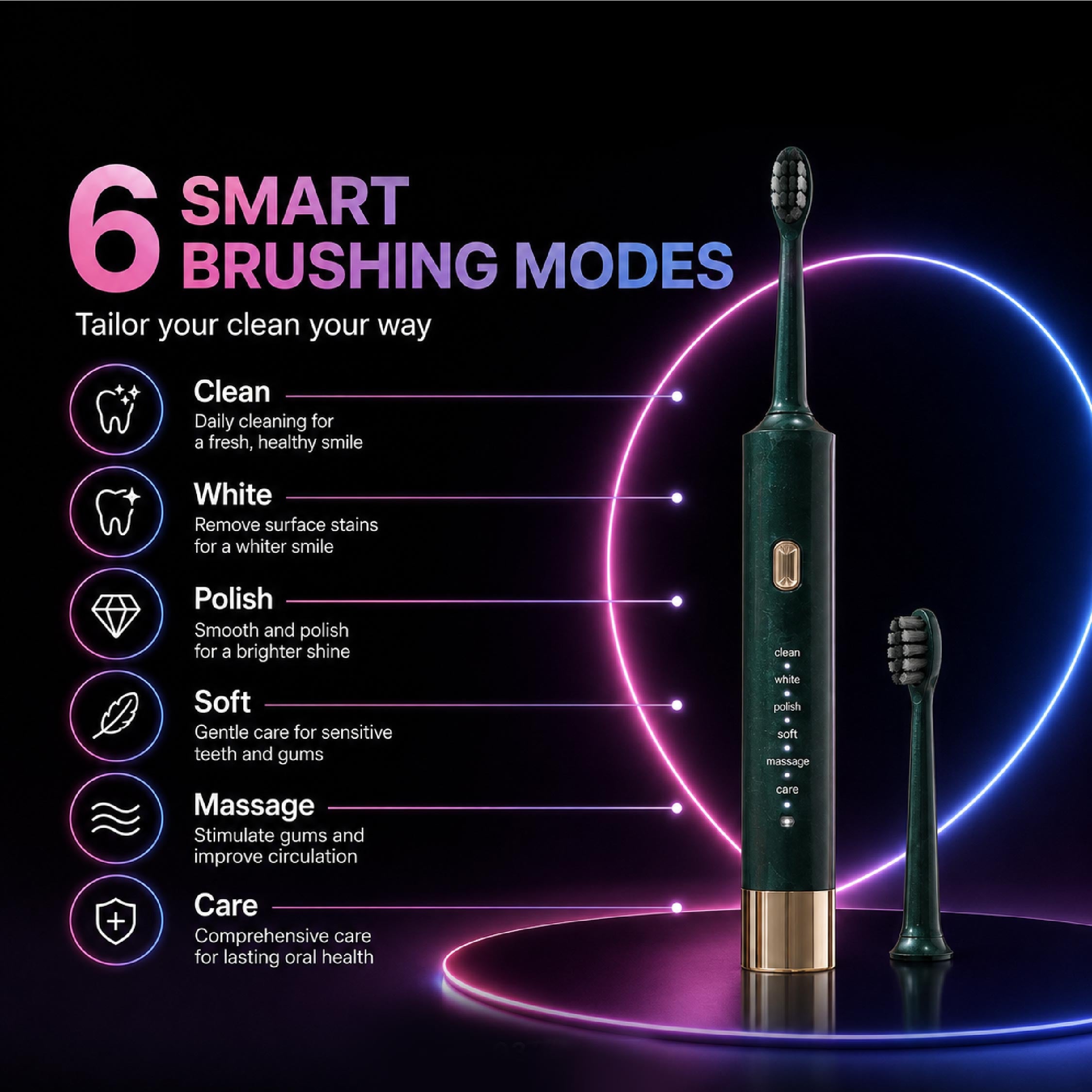Esman Electric Sonic Cleaning Toothbrush