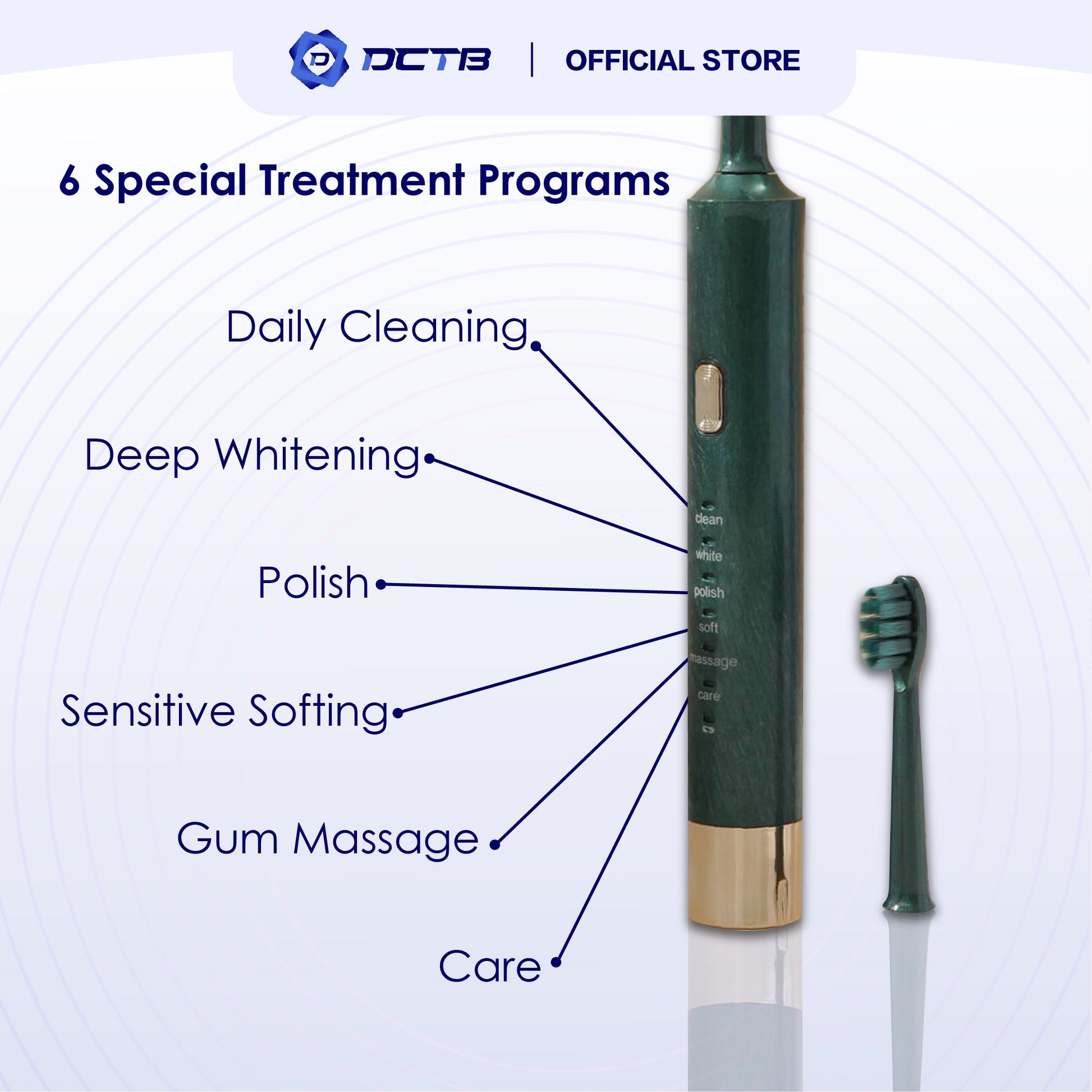 Esman Electric Sonic Cleaning Toothbrush - DCTB