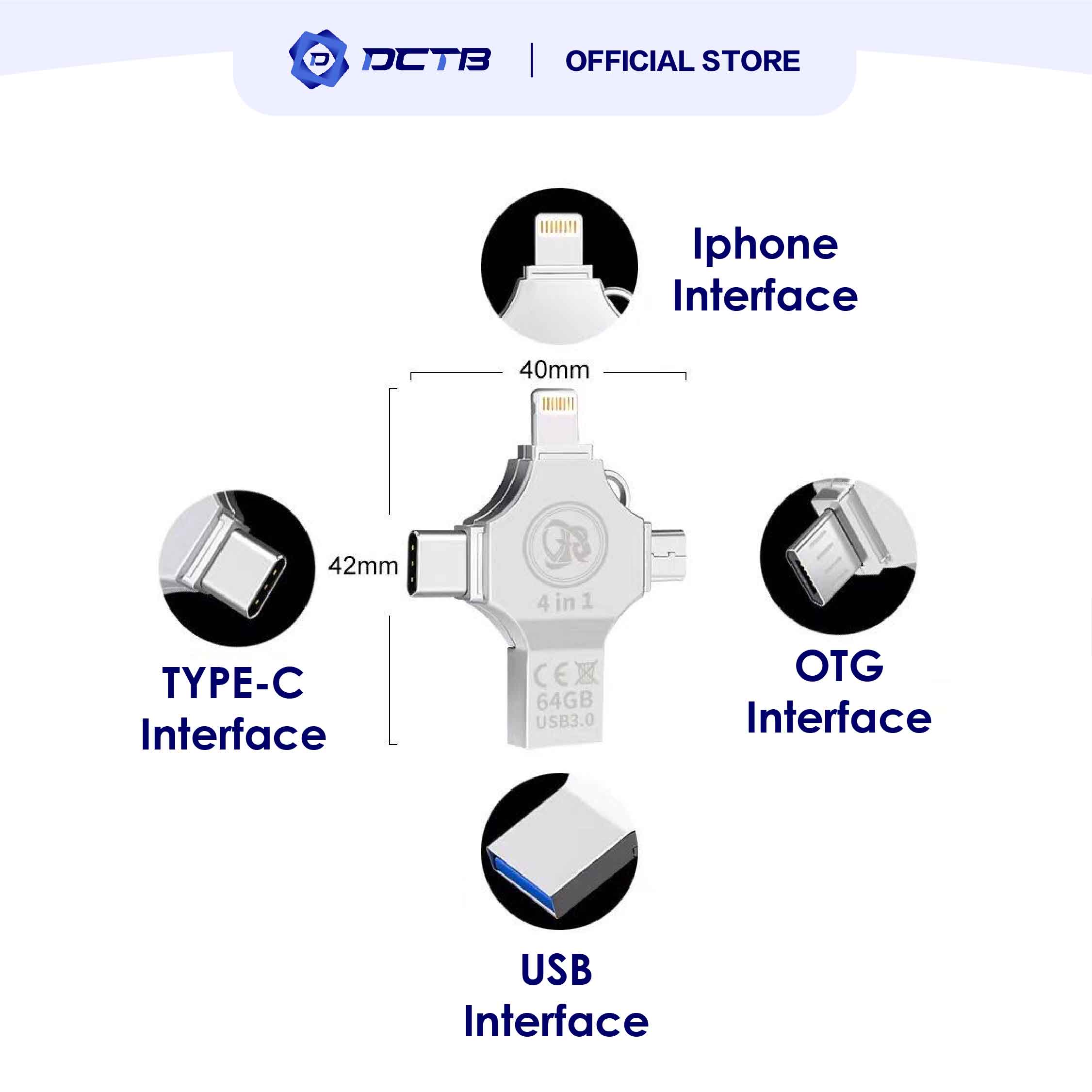 Heco 4 In 1 Flash U Disk USB 3.0