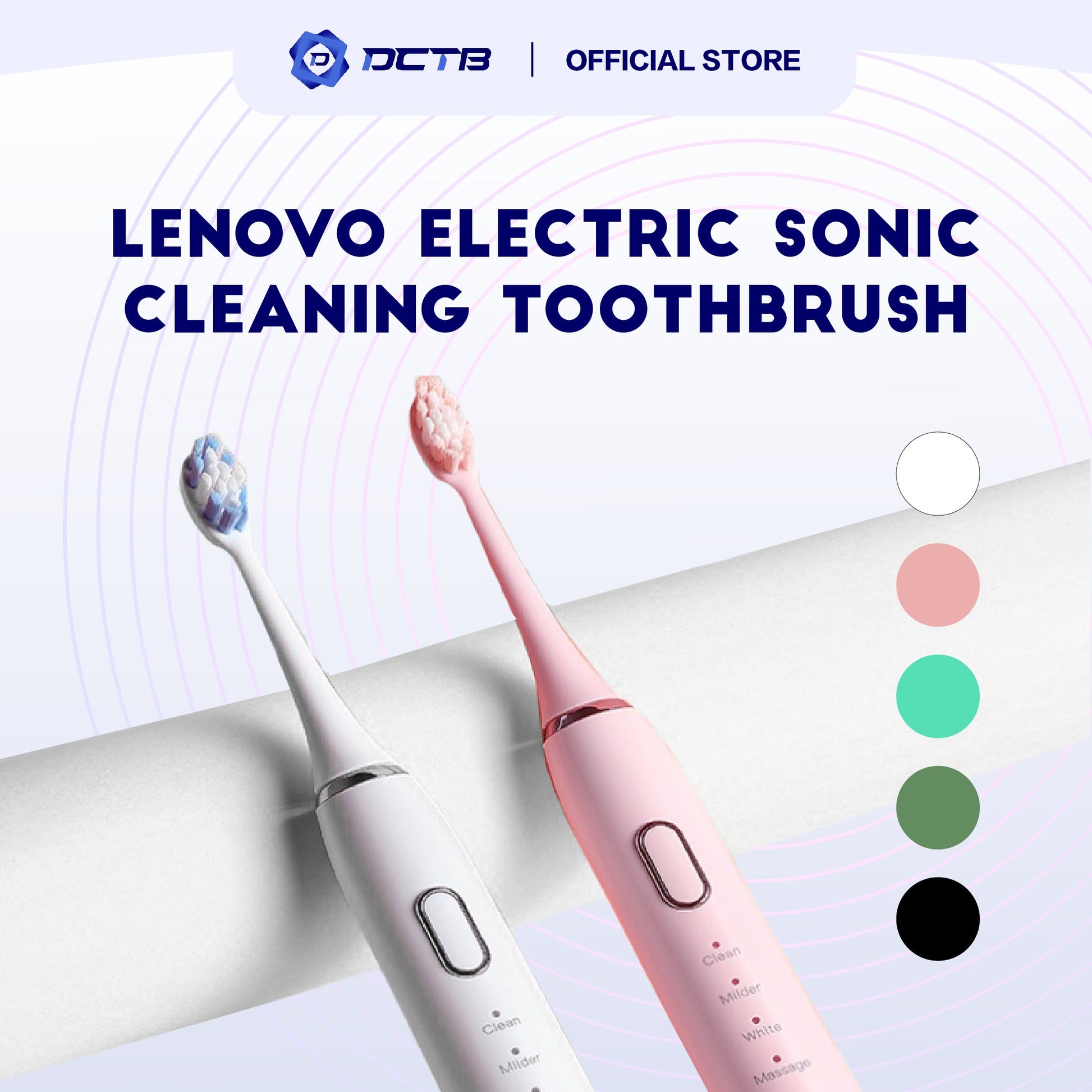 Lenovo Electric Sonic Cleaning Toothbrush - DCTB