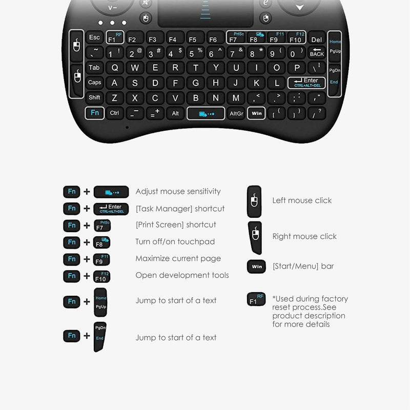 Air Keyboard i8 - DCTB